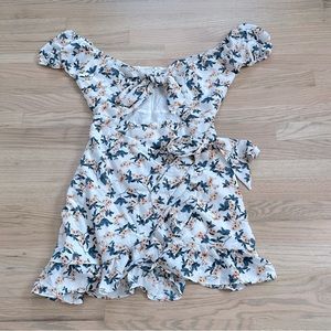 NWOT Sabo Skirt Cutout Wrap Dress